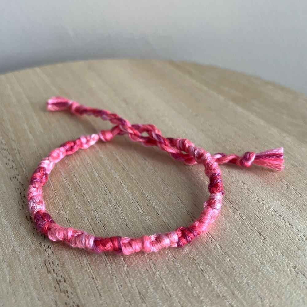 Monday Bracelet anklet trendy comfortable tie embroidery thread woven gift